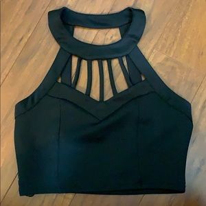 Black Crop Top